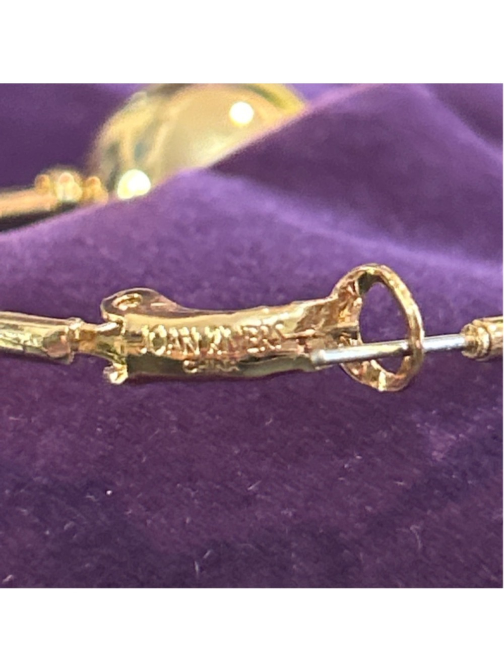 Women's Joan Rivers Gold Tone Hoop Earrings One Size - Picture 5 of 5